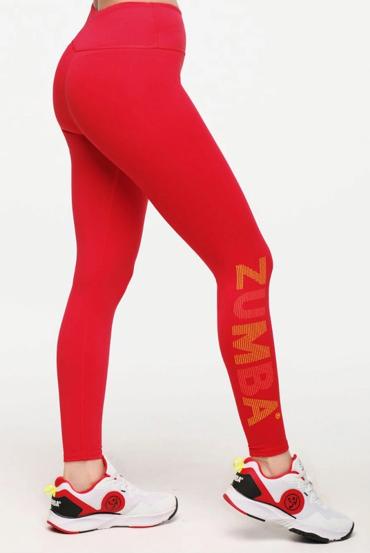 Legginsy czerwone Zumba Explore