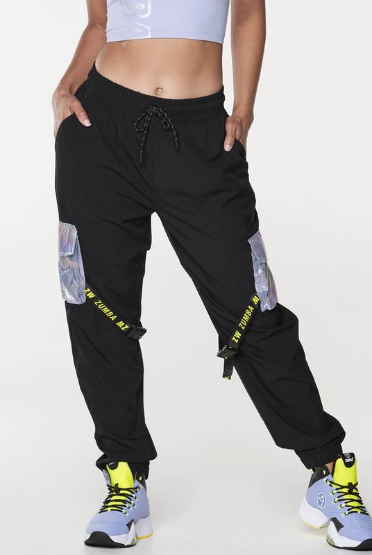 Spodnie dresowe bojówki, joggery Zumba Futuristic Cargo
