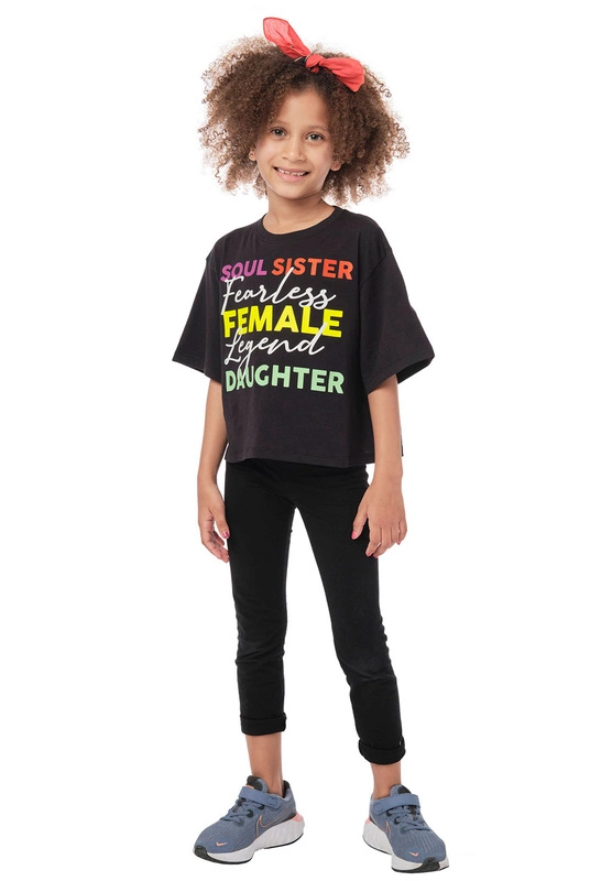 Koszulka dziecięca czarna Zumba ZW Juniors