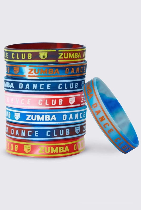 Gumowe bransoletki Zumba Victory (8 szt)