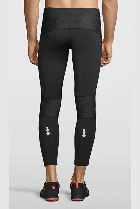 Legginsy męskie sportowe z odblaskiem STRONG ID Reflective