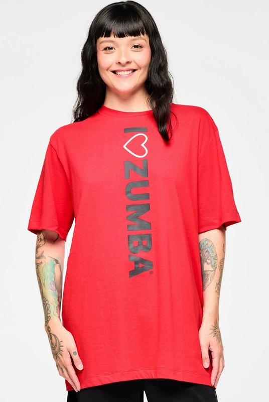 Koszulki sportowe wielopak I Love Zumba (12 szt)