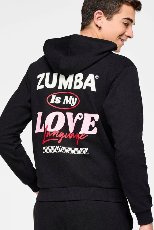 Bluza sportowa na suwak Zumba Love