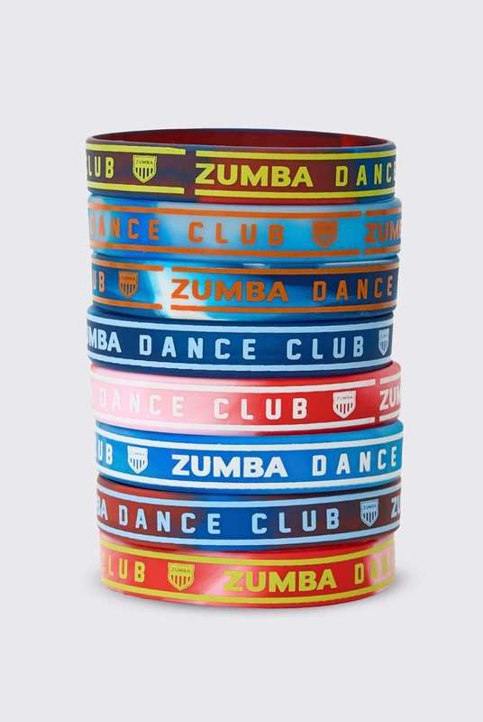 Gumowe bransoletki Zumba Victory (8 szt)
