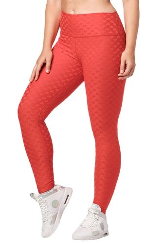 Legginsy damskie czerwone Zumba Love