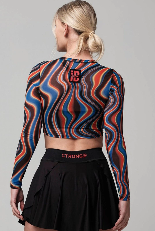 Crop top z długim rękawem STRONG iD