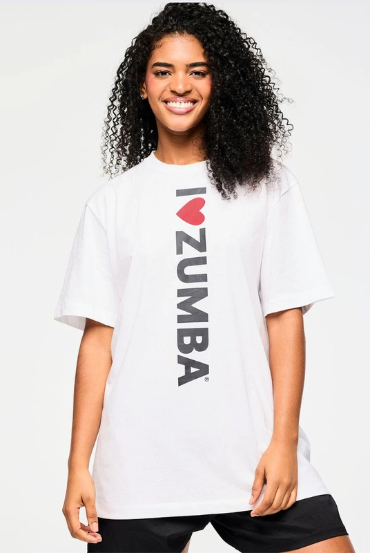 Koszulki sportowe wielopak I Love Zumba (12 szt)