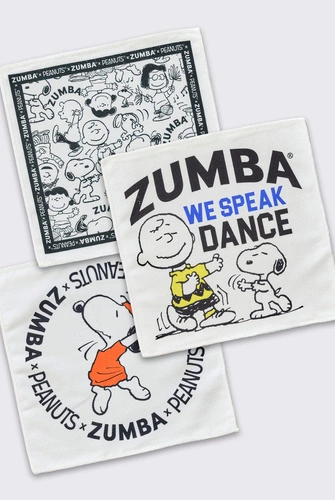 Ręczniczki fitness Zumba X Peanuts (6 szt.)