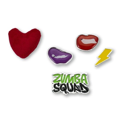 Ozdoby do butów Zumba Squad Charms (5 szt.)