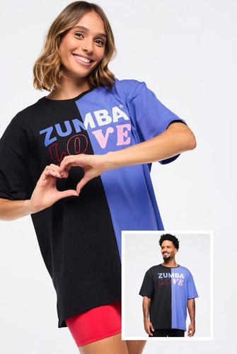 Koszulka oversize Zumba Love